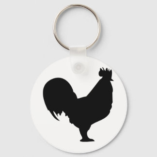 Llavero icono del gallo negro