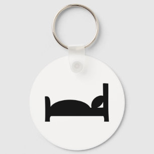Llavero icono el dormir de la cama
