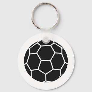 Llavero icono negro del balonmano