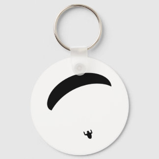 Llavero icono negro parapente