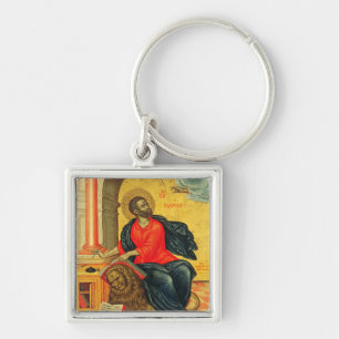 Llavero icono ortodoxo de San Marcos el Evangelista
