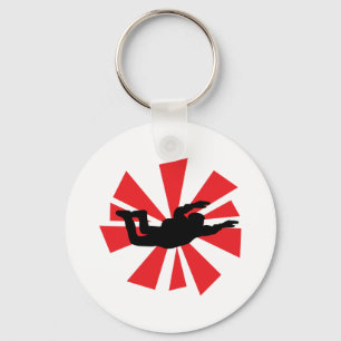 Llavero icono skydiving del skydiver