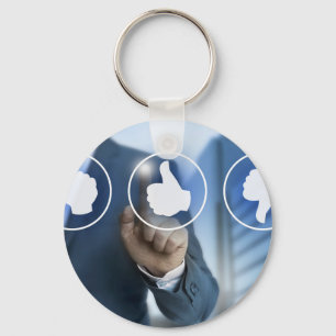 Llavero iconos de control para el concepto de revisión del