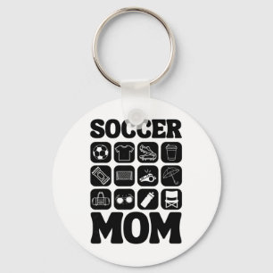 Llavero Iconos de mamá de fútbol Esencial de fútbol _2 
