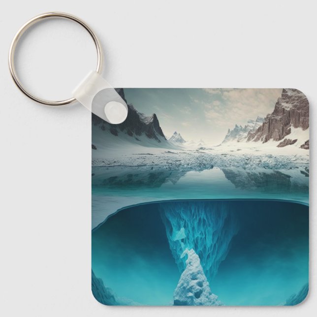 Llavero Icy Mountain View (Anverso)