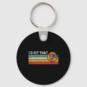 Llavero Id. Golpear Que Billiards Vintage Pool Player Funn