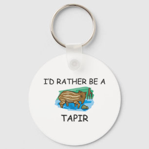 Llavero I'd Rather Be A Tapir