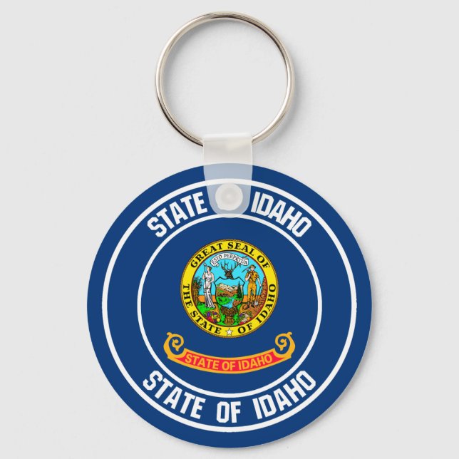 Llavero Idaho Round Emblem (Anverso)