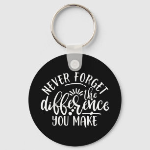 Llavero Idea de diseño de apreciación del profesor