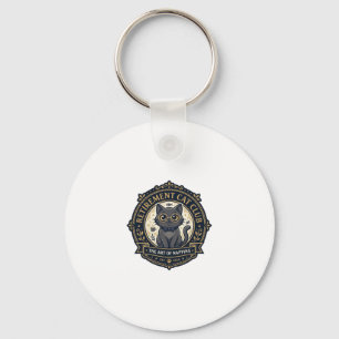 Llavero Idea de regalo de gato de jubilación - Gato de jub