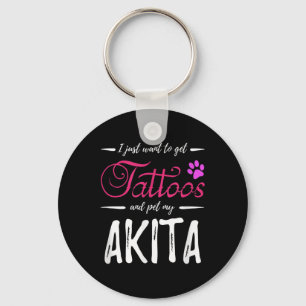 Llavero Idea de regalo para la madre del perro de Akita Lo