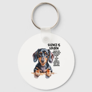 Llavero Ideas de Dachshund para mujeres y novedad miniatur