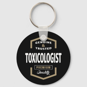 Llavero Ideas de regalo con logotipo de toxicólogo