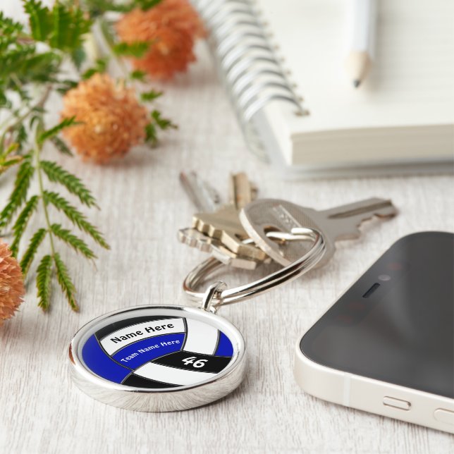 Llavero Ideas de regalo de voleibol para adultos mayores d (Lado)