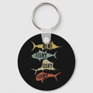 Llavero Ideas de regalos de pesca en agua salada divertido