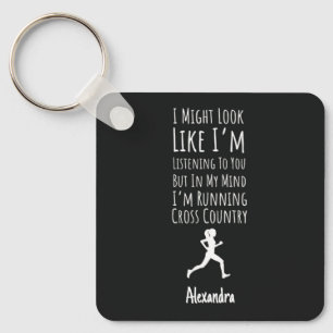 Llavero Ideas de regalos divertidos de Cross Country para