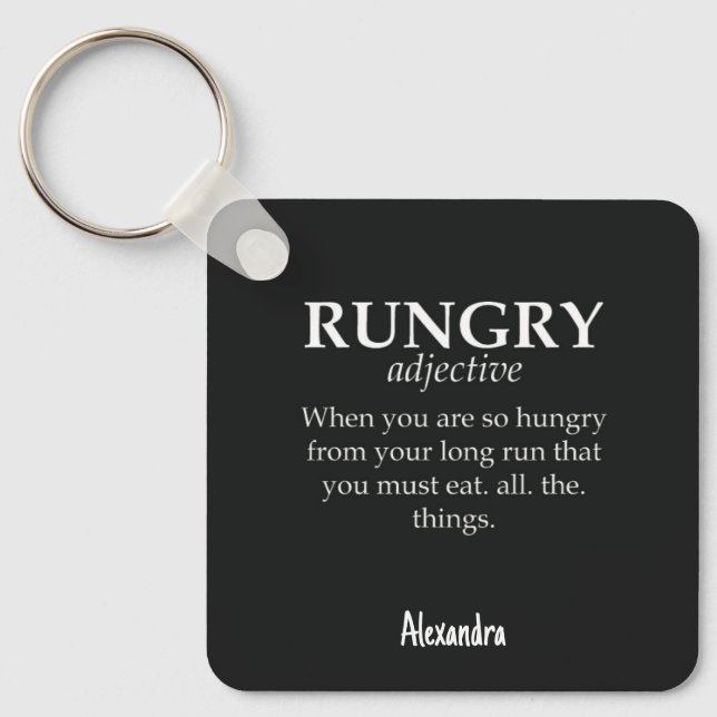 Llavero Ideas de regalos para corredores de maratón divert (Anverso)
