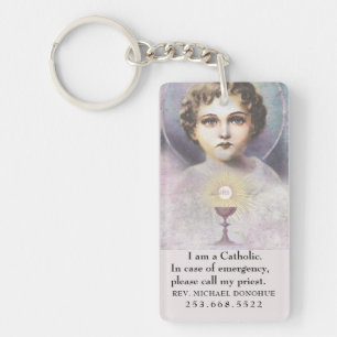 Llavero Identidad católica Cláusula religiosa de Jesús Com