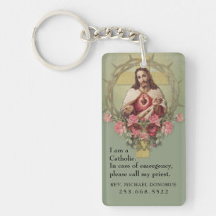 Llavero Identidad católica: Sagrado Corazón de Jesús