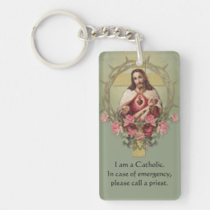 Llavero Identidad católica: Sagrado Corazón de Jesús 