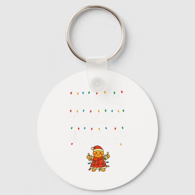 Llavero If You Need Me, I'll Be Wrapped In Christmas Light (Anverso)