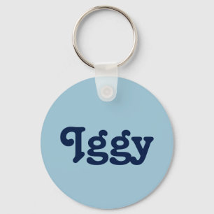 Llavero Iggy de cadena de claves