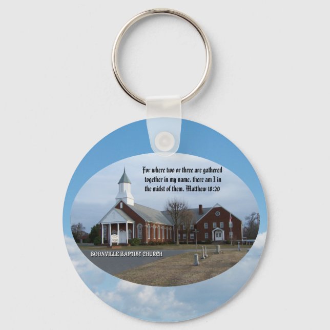 LLAVERO IGLESIA BAPTISTA DE BOONVILLE-KEYCHAIN (Anverso)