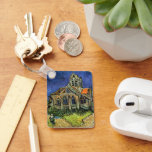 Llavero Iglesia de Auvers por Vincent van Gogh<br><div class="desc">La Iglesia de Auvers (1890) de Vincent van Gogh es una pintura religiosa de la arquitectura del arte del arte de la época del Impresionismo. Una mujer camina por un camino hacia la capilla del pueblo con hermosas vidrieras. Una escena de la arquitectura de la vida cotidiana. Sobre el artista:...</div>