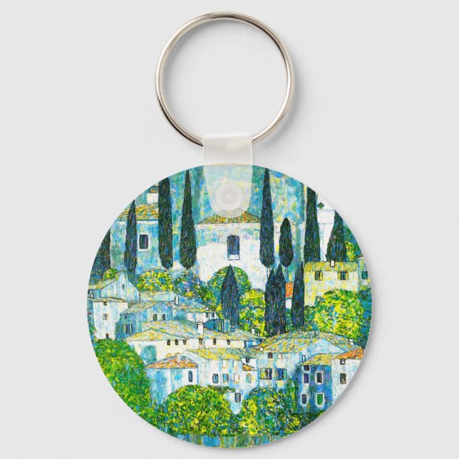 Llavero Iglesia de Cassone Gustav Klimt (Anverso)