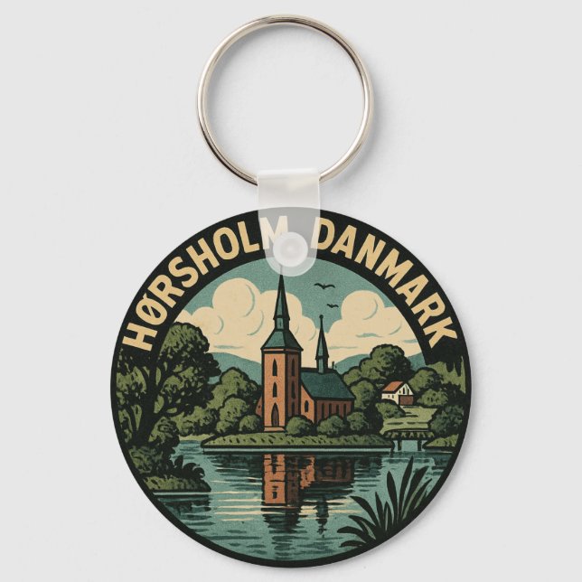 Llavero Iglesia de Hørsholm, Dinamarca (Anverso)