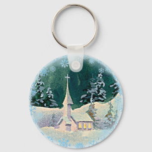 Llavero IGLESIA de la NOCHEBUENA de SHARON SHARPE