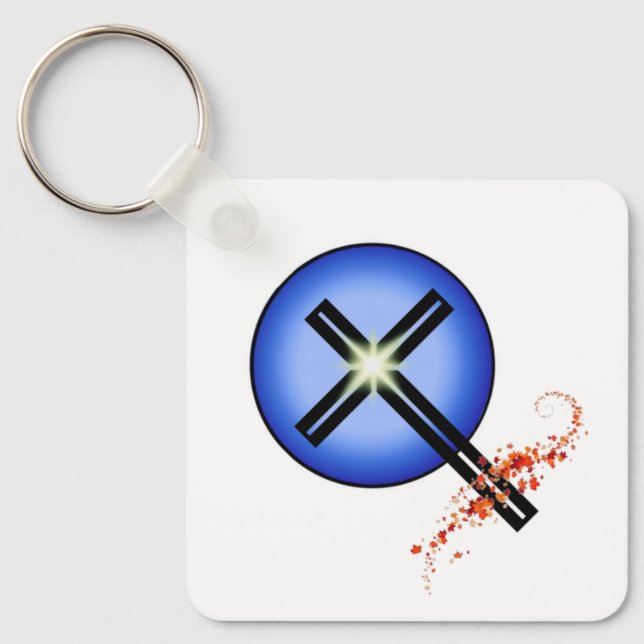 Llavero Iglesia de San Lucas Lutheran Otoño (Anverso)