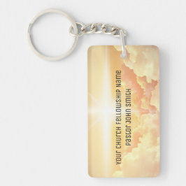 Llavero Iglesia Negocio Nube Celestial Cristiana