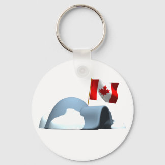 Llavero Igloo del Día de Canadá