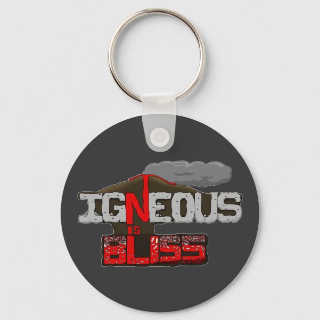 Llavero Igneous es Bliss Volcano Keychain (Anverso)