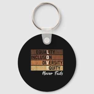 Llavero Igualdad Inclusión Diversidad Equidad amor Nunca J
