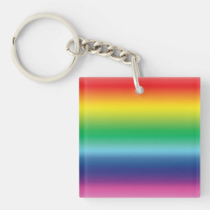 Llavero Igualdad / orgullo lgbtq arco iris - cadena acríl