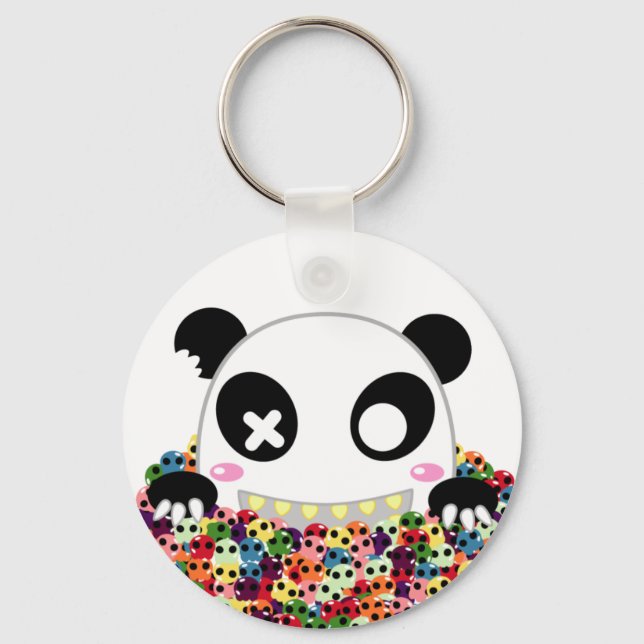 Llavero Ijimekko el Panda - Calaveras de azúcar (Anverso)