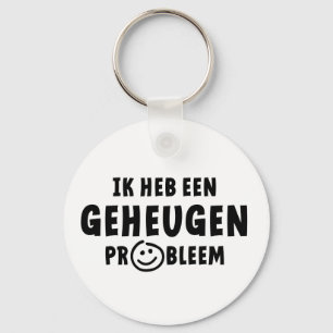 Llavero Ik heb een geheugen problema. Alzheimer, demencia.