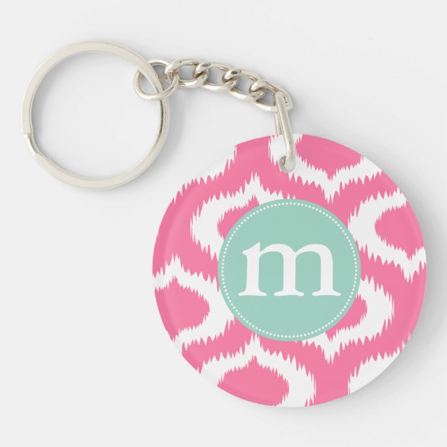 Llavero ikat pink.ai (Frente)