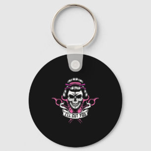 Llavero Ill Cut You - Hairstylist Skull Funny Hair Dresser