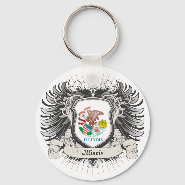 Llavero Illinois Escudo (Anverso)