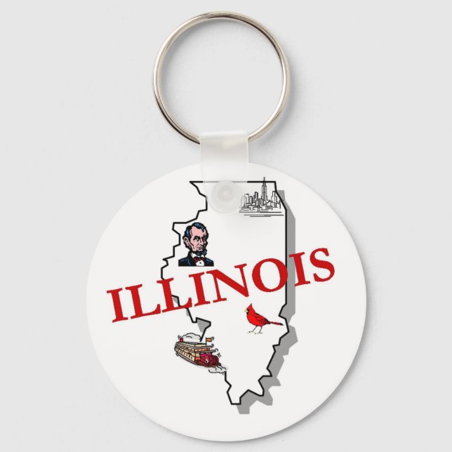 Llavero Illinois Keychain (Anverso)
