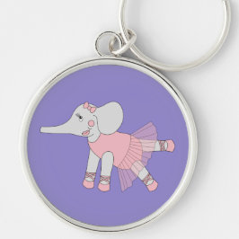 Llavero illusima Ballerina Elephant Light Purple