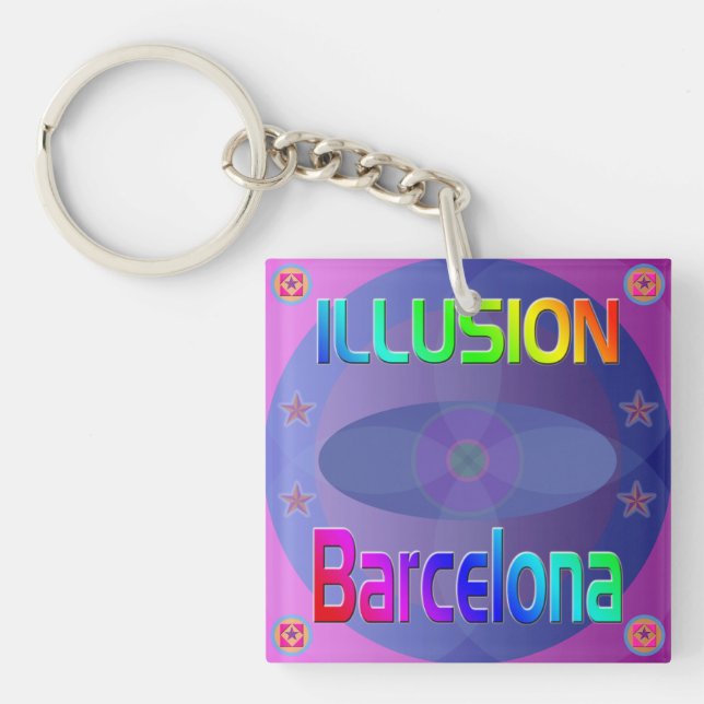 Llavero "¡ILLUSIÓN Barcelona!" (Frente)