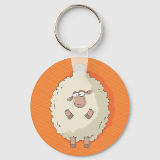 Llavero Illustration of a cute and funny giant sheep