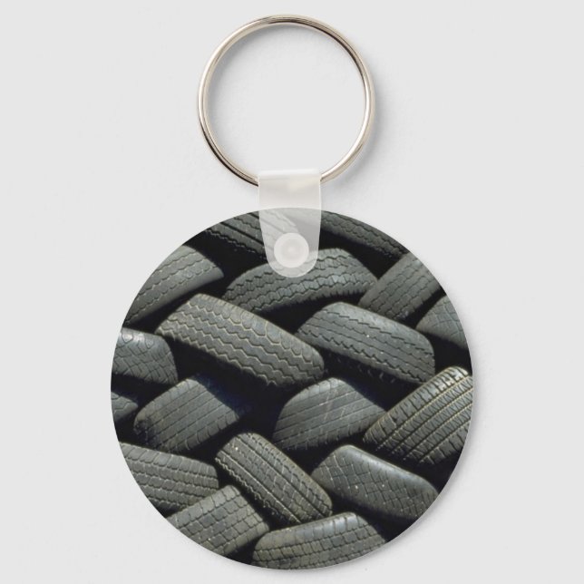 Llavero Illustrative Abstract - tires (Anverso)