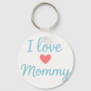Llavero ILove Mummy Keychain - regalo de corazón lindo par