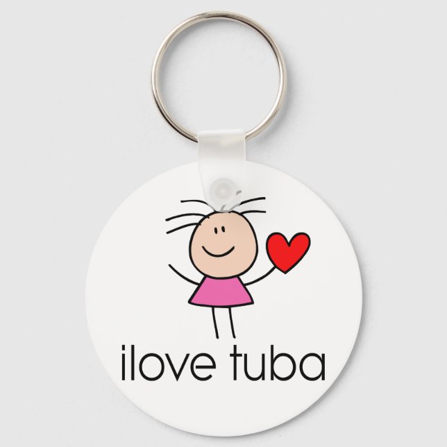 Llavero iLove Tuba Gift (Anverso)