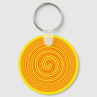 Llavero Ilusión óptica Oddisphere Rojo Amarillo